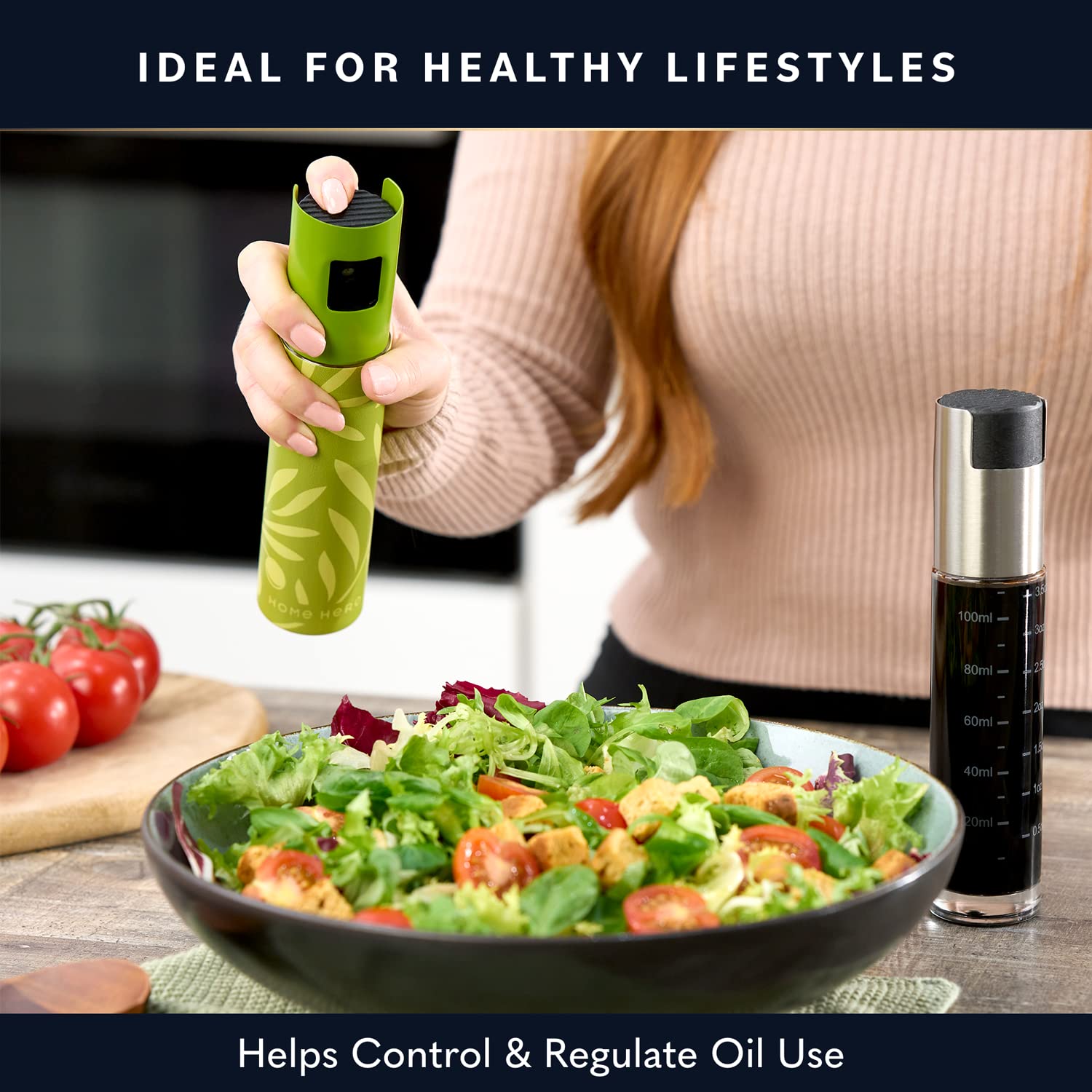 2-Pack Olive Oil Sprayer for Cooking - 120ml with Funnel & Brush | Perfect for Baking & Grilling