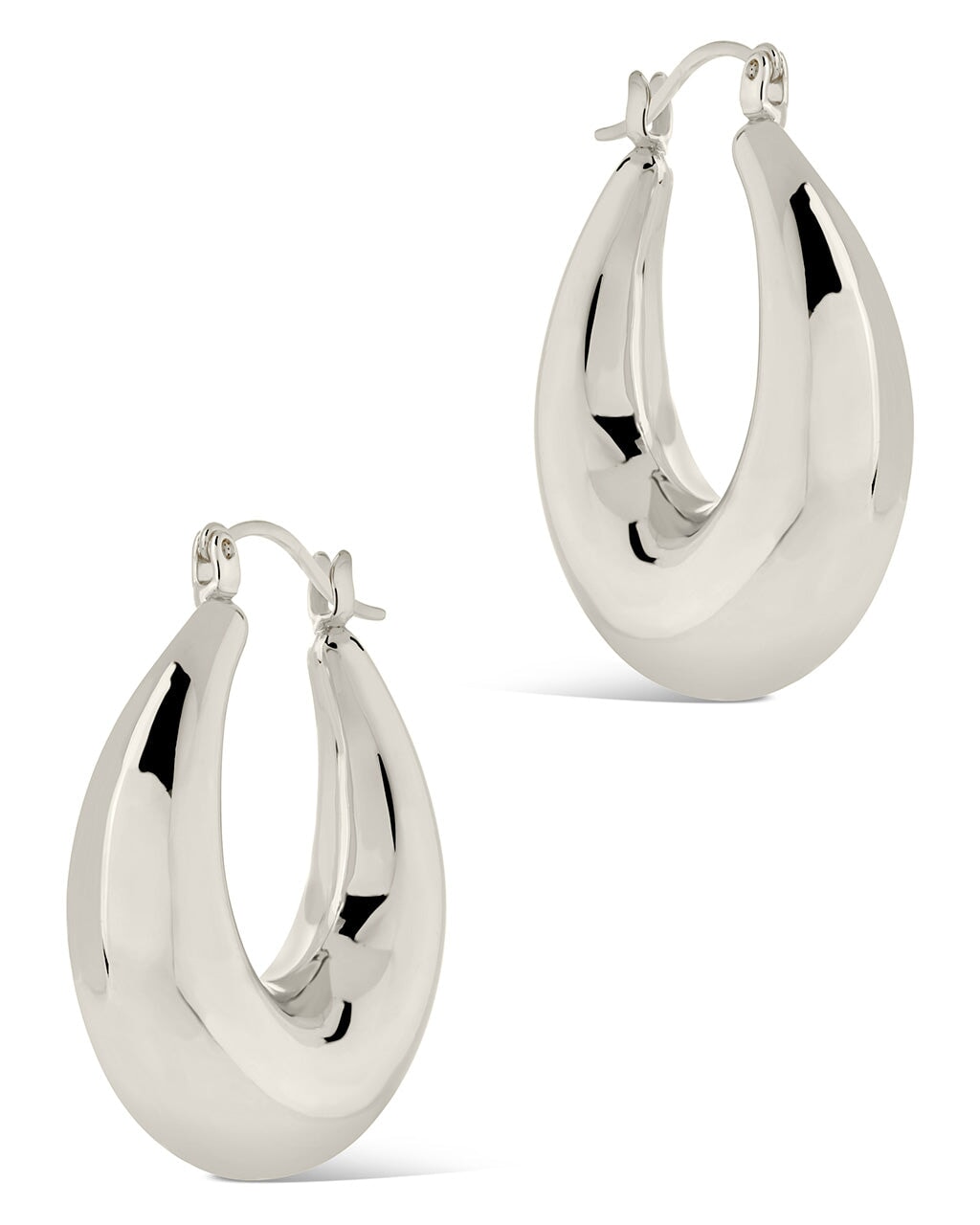 Rae Tube Hoop Earrings for Women - 14K Gold Plated Stainless Steel Chunky Hollow Hoops - Perfect for Everyday Wear, Parties & Gifts