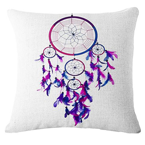 Premium Cotton Linen Home Cushion Cover - Soft Decorative Pillow Case for Sofa, Bed & Car - Breathable Dream E Body Pillowcase (Size E, One Size) - Perfect for Living Room Decor, Nap Support & Travel Comfort