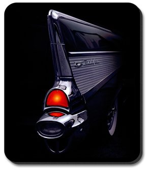 Black Car Art Plates - Non-Slip Mouse Pad for Gaming & Office Use - Perfect for Desktops, Laptops, and Workstations