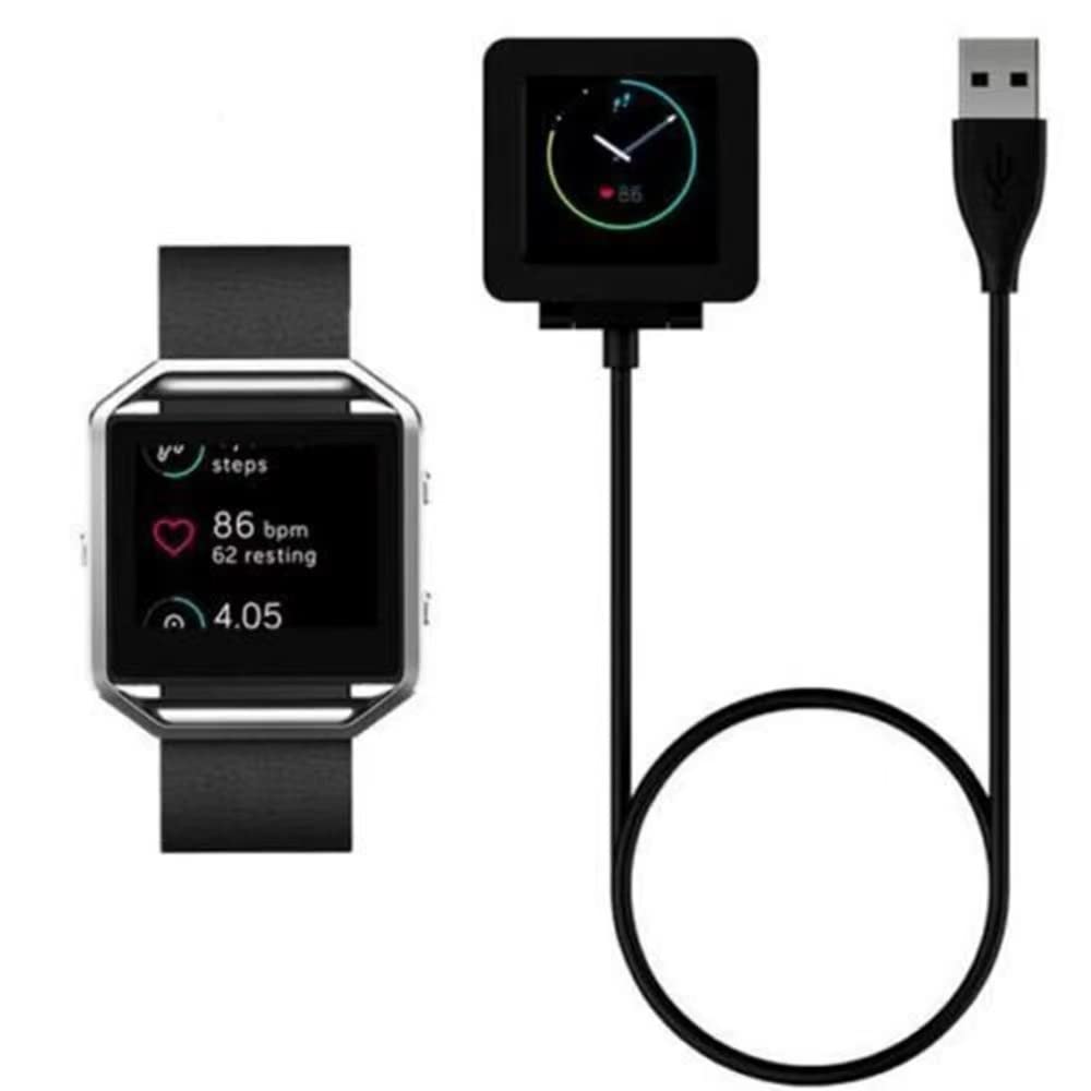 Fitbit Blaze Smartwatch USB Charging Dock & Cable - Fast Charging Station with LED Indicator for Home, Office & Travel