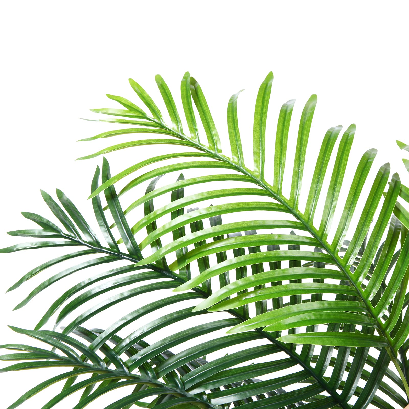 Kazeila 5FT Artificial Golden Cane Palm Tree - Realistic Fake Indoor Plant with Dense Foliage - Home Office Decor - Perfect for Living Room, Bedroom & Balcony Decoration
