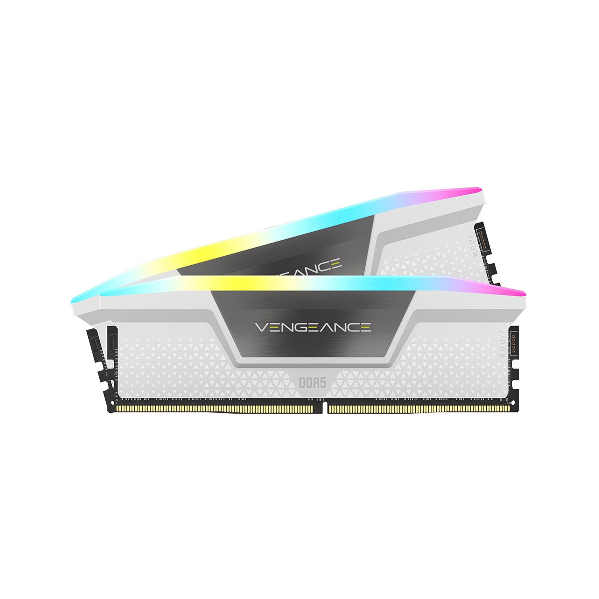 Corsair VENGEANCE RGB 32GB (2x16GB) DDR5 5600MHz CL40 White Gaming Memory Kit - High Performance RAM for PC Builds, Gaming Rigs & Content Creation Workstations