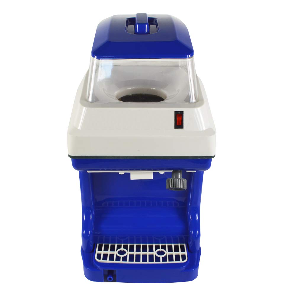 Commercial Electric Ice Crusher Shaving Machine - 176lbs/h Heavy Duty Snow Cone Maker for Shaved Ice, Slushies & Cocktails - Perfect for Restaurants, Bars, Parties & Home Use