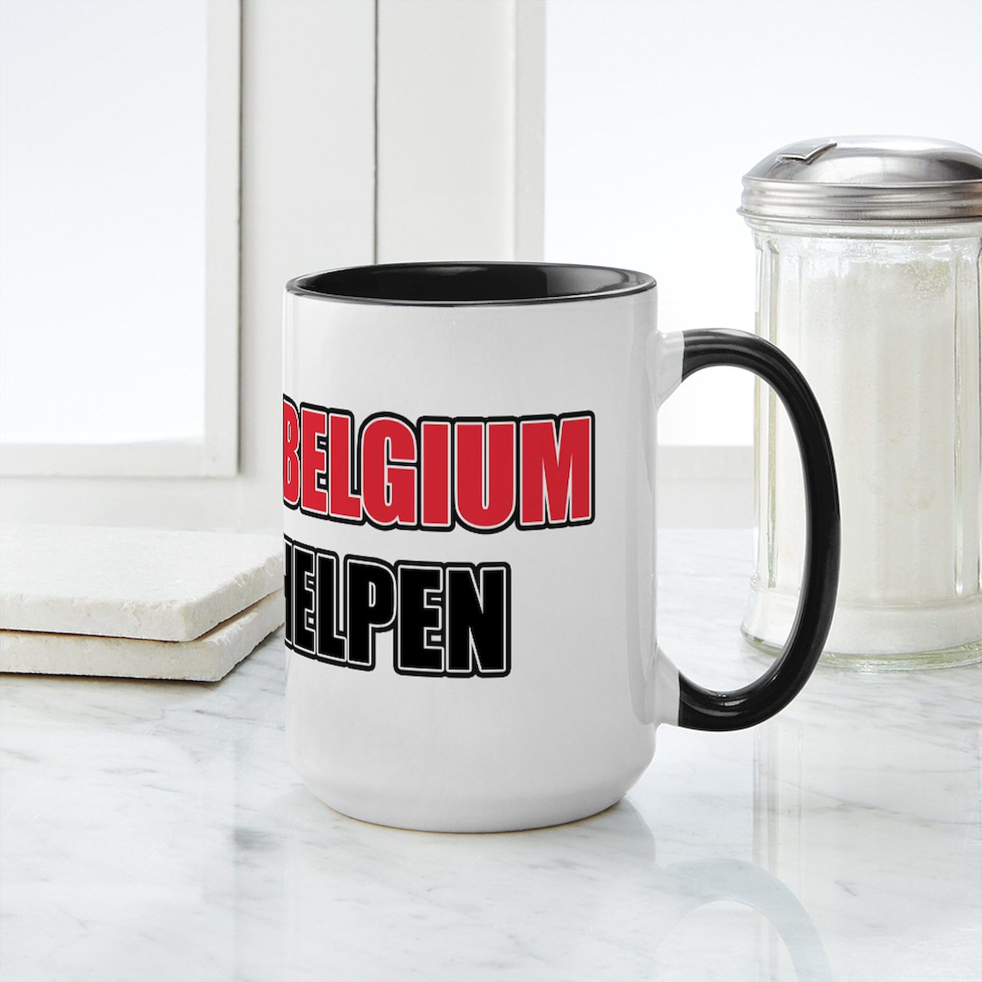 #IKWILHELPEN 15 oz (444 ml) Large Ceramic Coffee Mug - Perfect for Office, Home & Gifts
