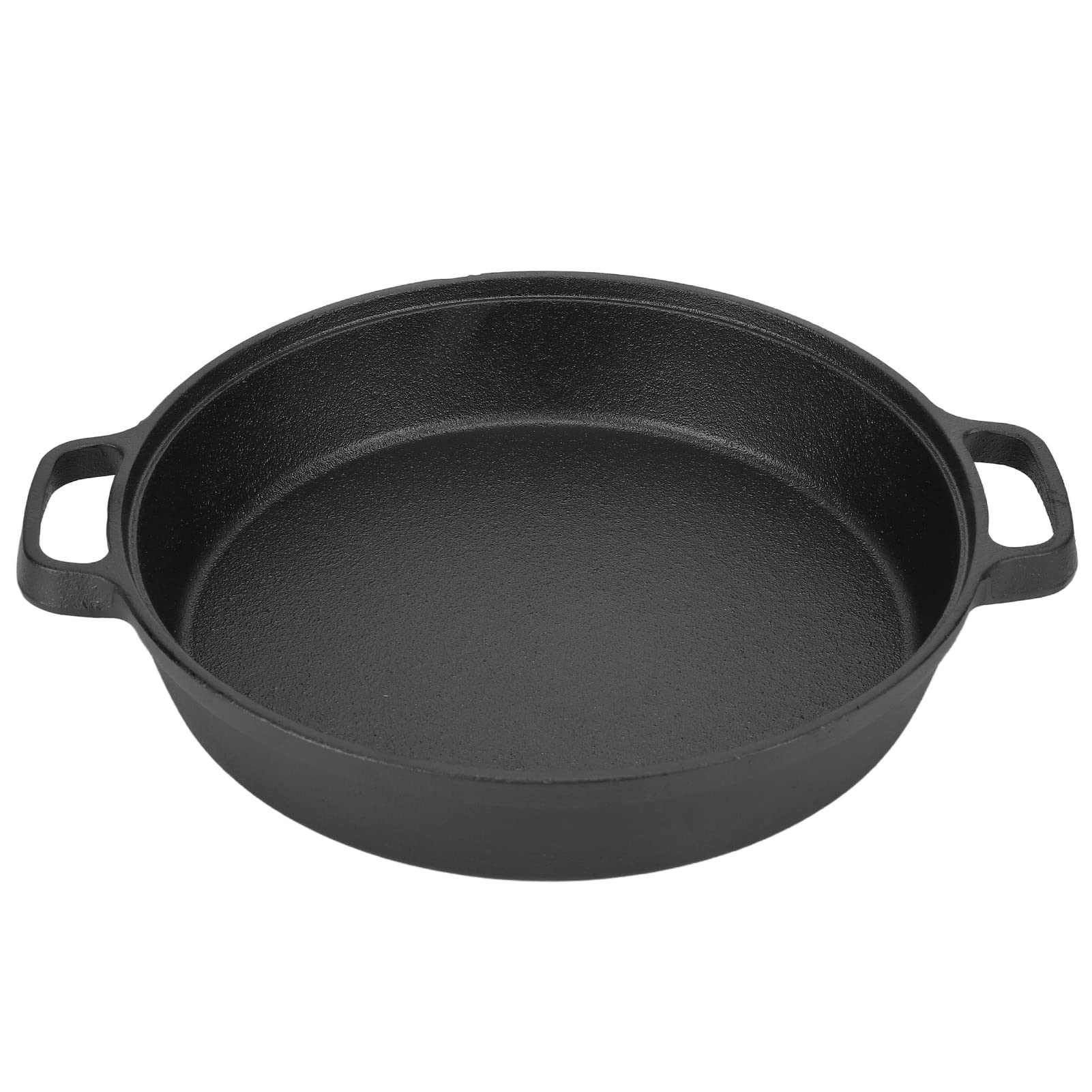 25CM Thickened Cast Iron Frying Pan - Multi-Purpose Skillet for Kitchen, Stovetop & Oven Use - Perfect for Searing, Frying & Baking Steak, Eggs & Pancakes