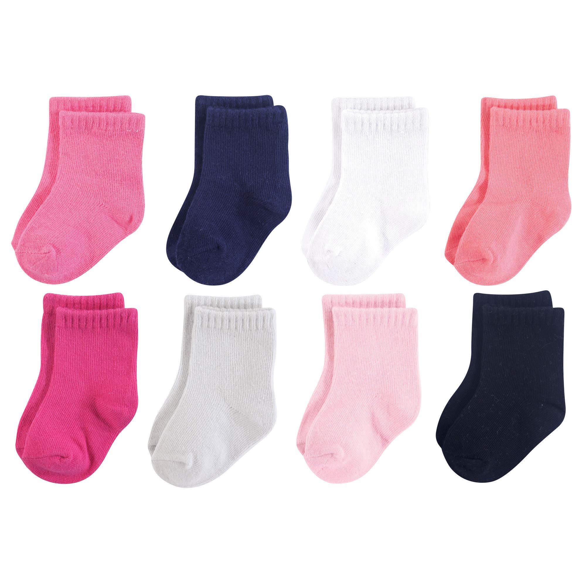 Luvable Friends Unisex Baby Fun Essential Socks - Soft & Comfortable Infant Socks for Boys & Girls - Perfect for Playtime, Nursery & Everyday Wear