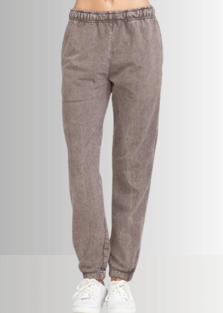 Premium French Terry Pocket Joggers for Men & Women - Comfortable All-Day Wear - Desert Taupe Color - Perfect for Yoga, Lounge & Casual Outfits