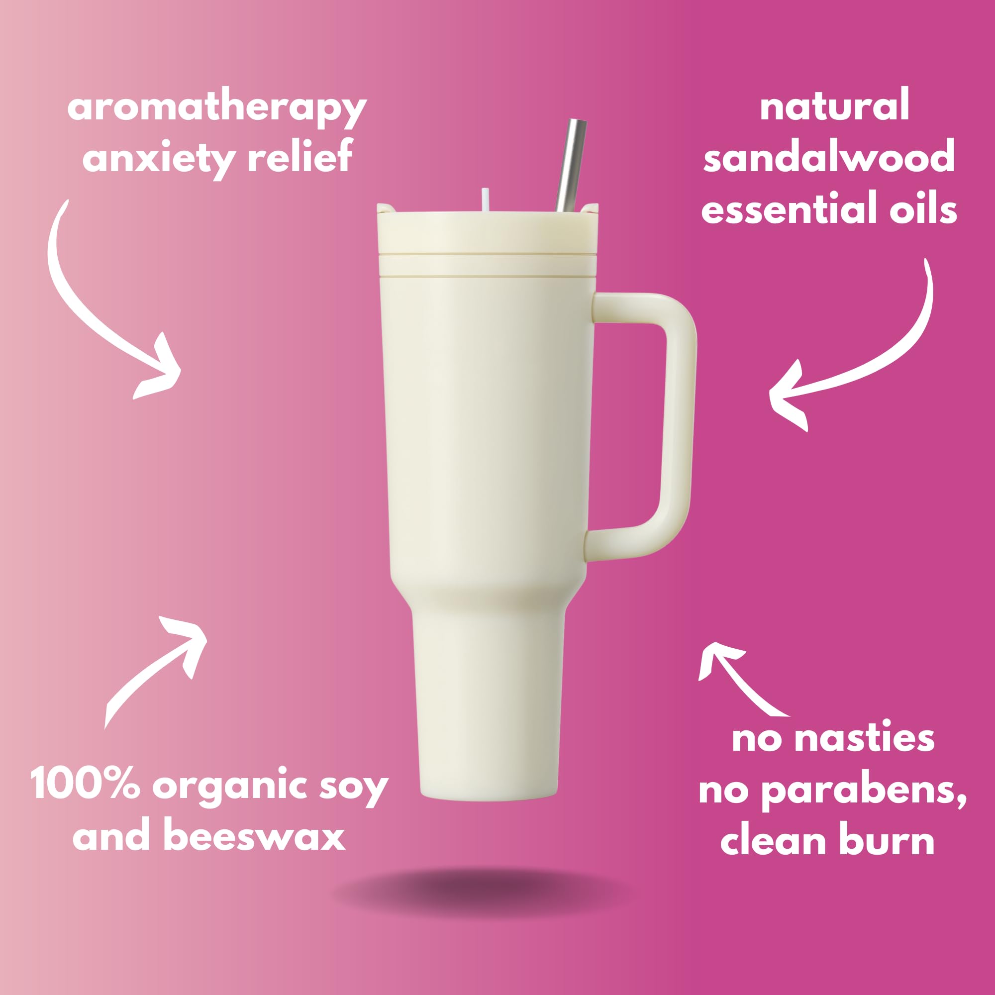 Tumbler Candle in Gift Box - Air Wax for Teen Girls - Perfect Stocking Stuffer & White Elephant Gift
