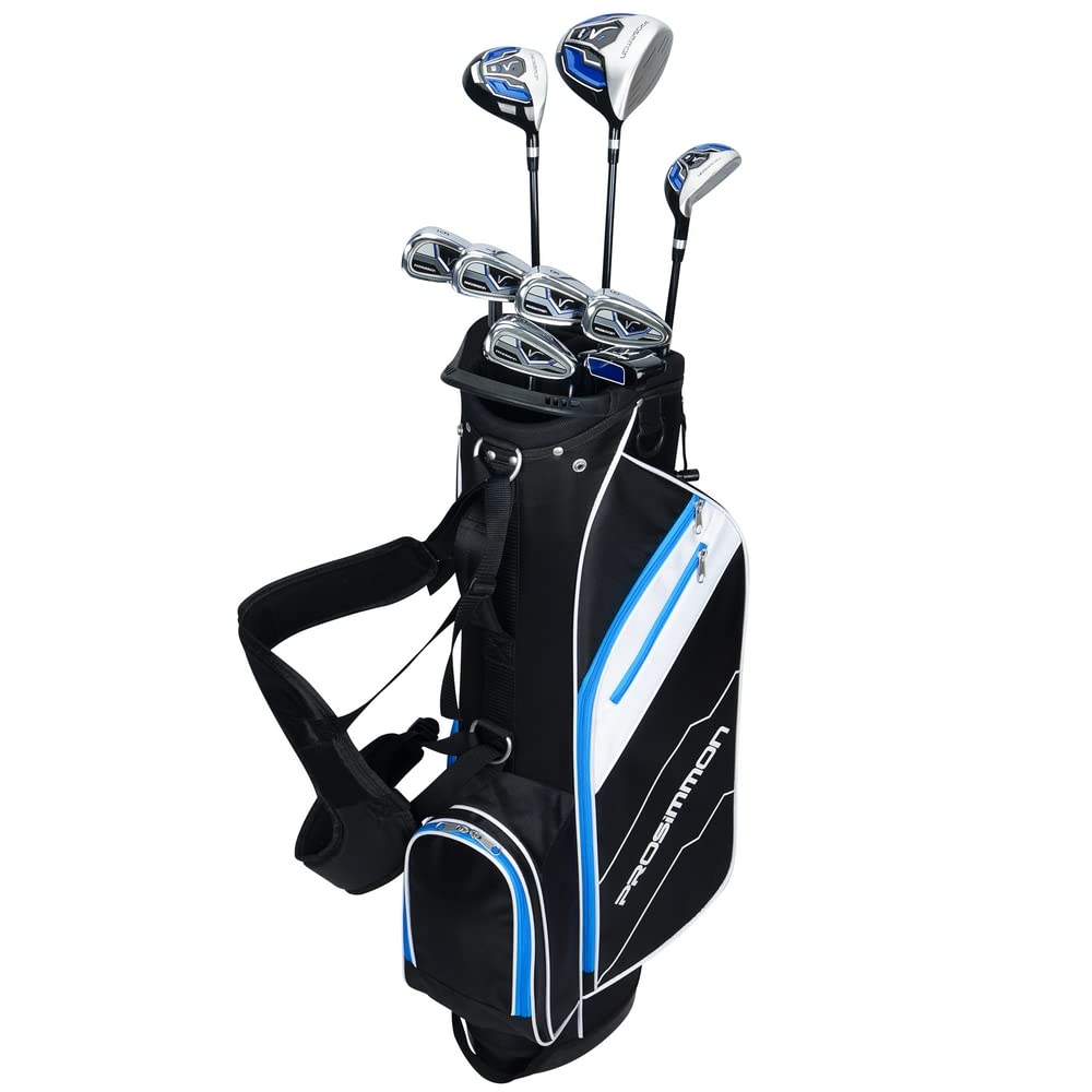 Premium V7 Men's Golf Club Set with Bag - Right Handed for Enhanced Performance | Perfect for Driving Range, Course Play & Practice Sessions