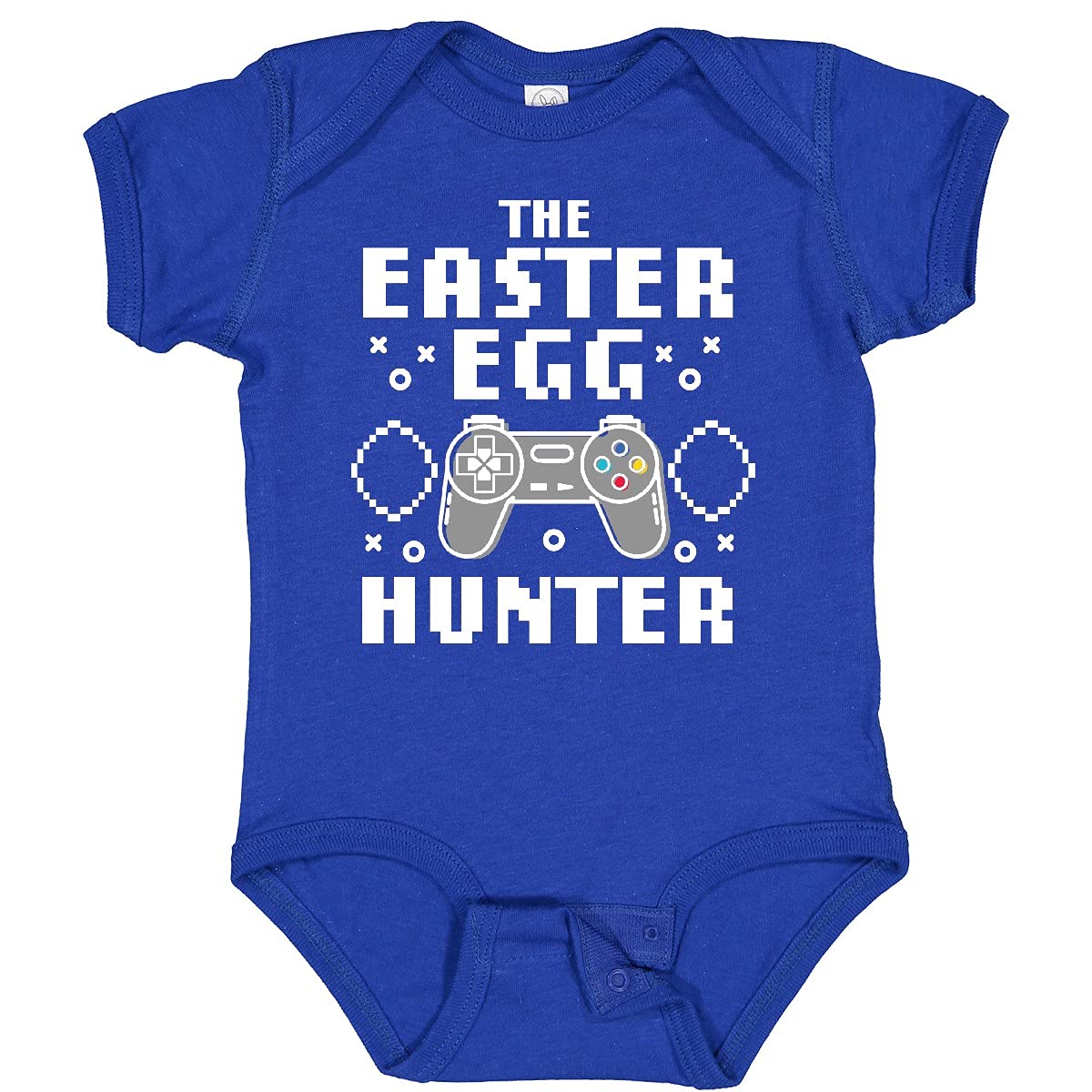 Inktastic Happy Easter The Easter Egg Hunter Gamer Baby Bodysuit - Cute Easter Outfit for Babies & Toddlers - Perfect for Easter Egg Hunts, Family Photos & Holiday Celebrations