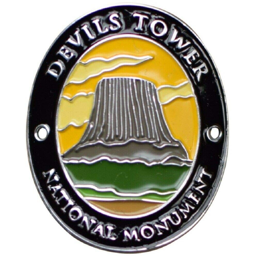 Devils Tower National Monument Walking Stick Medallion - Wyoming Traveler Series for Hiking Sticks & Trekking Poles | Perfect for Outdoor Enthusiasts & National Park Collectors