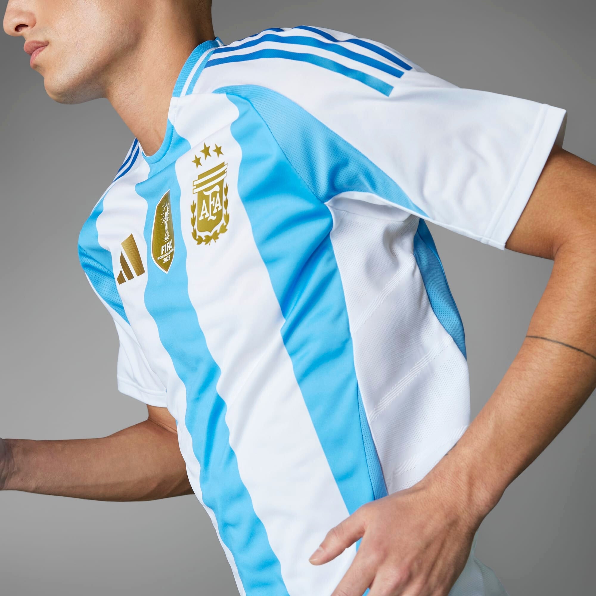 adidas Argentina 2024 Match Home Jersey - Authentic Soccer Uniform for Men - Perfect for Games, Training & Fan Support