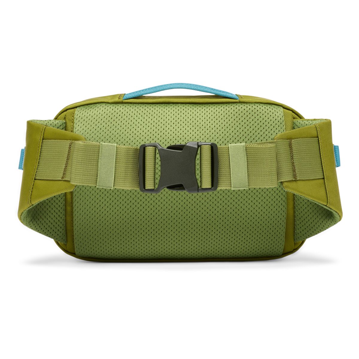 Cotopaxi Allpa X 3L Hip Pack - Waterproof Waist Bag for Travel, Hiking & Running - Compact Fanny Pack with Multiple Pockets - Lemongrass & Cedar Color - Perfect for Outdoor Adventures, Gym & Daily Use