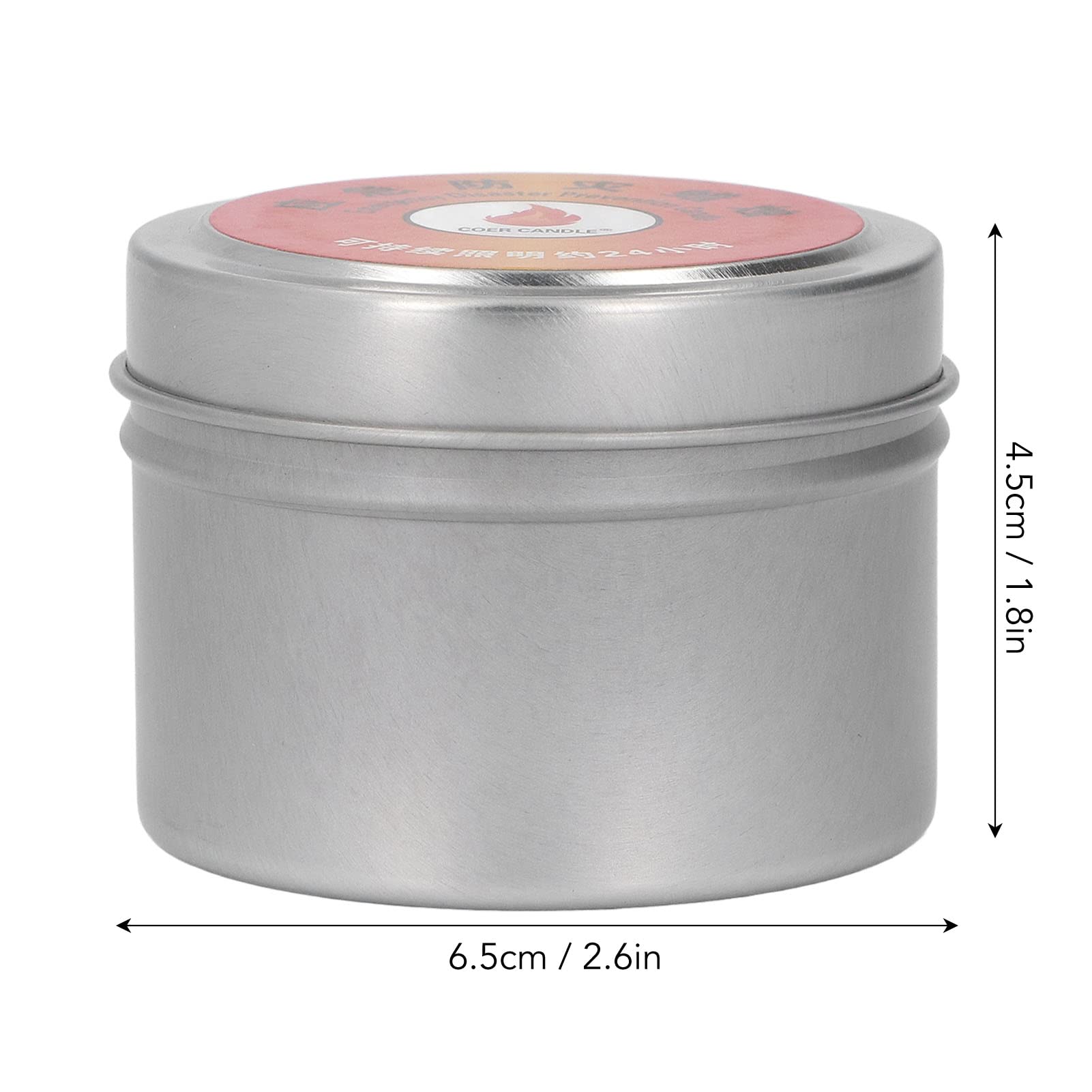 24H Windproof Emergency Candle for Camping & Power Outages