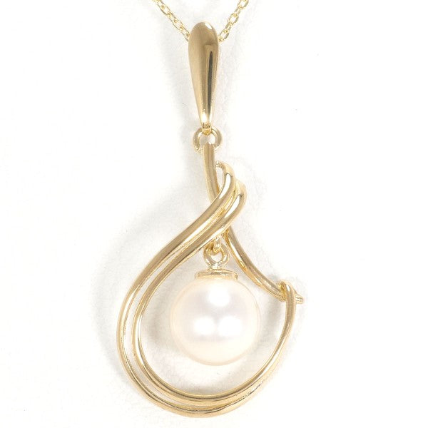 18K Yellow Gold Pearl Necklace for Women - Elegant Bridal Jewelry & Wedding Gift - Perfect for Anniversaries, Prom, and Special Occasions