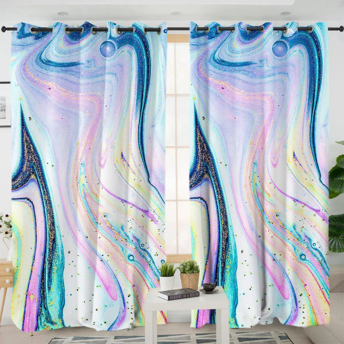Stylish Maja Bay Curtains for Living Room & Bedroom - Blackout Window Drapes for Home Decor