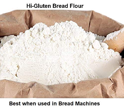 Oasis Supply High Gluten Bread Machine Flour - 12.7% Protein, 20lb Bulk Bag for Perfect Homemade Bread | Ideal for Bread Makers, Artisan Baking & Pizza Dough