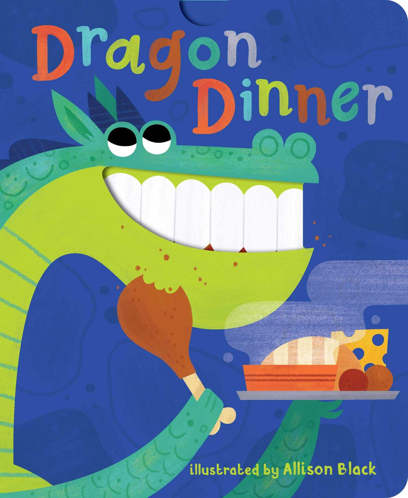 Dragon Dinner Crunchy Board Book for Kids - Interactive Children's Storybook with Bite Marks - Perfect for Bedtime Reading & Early Learning