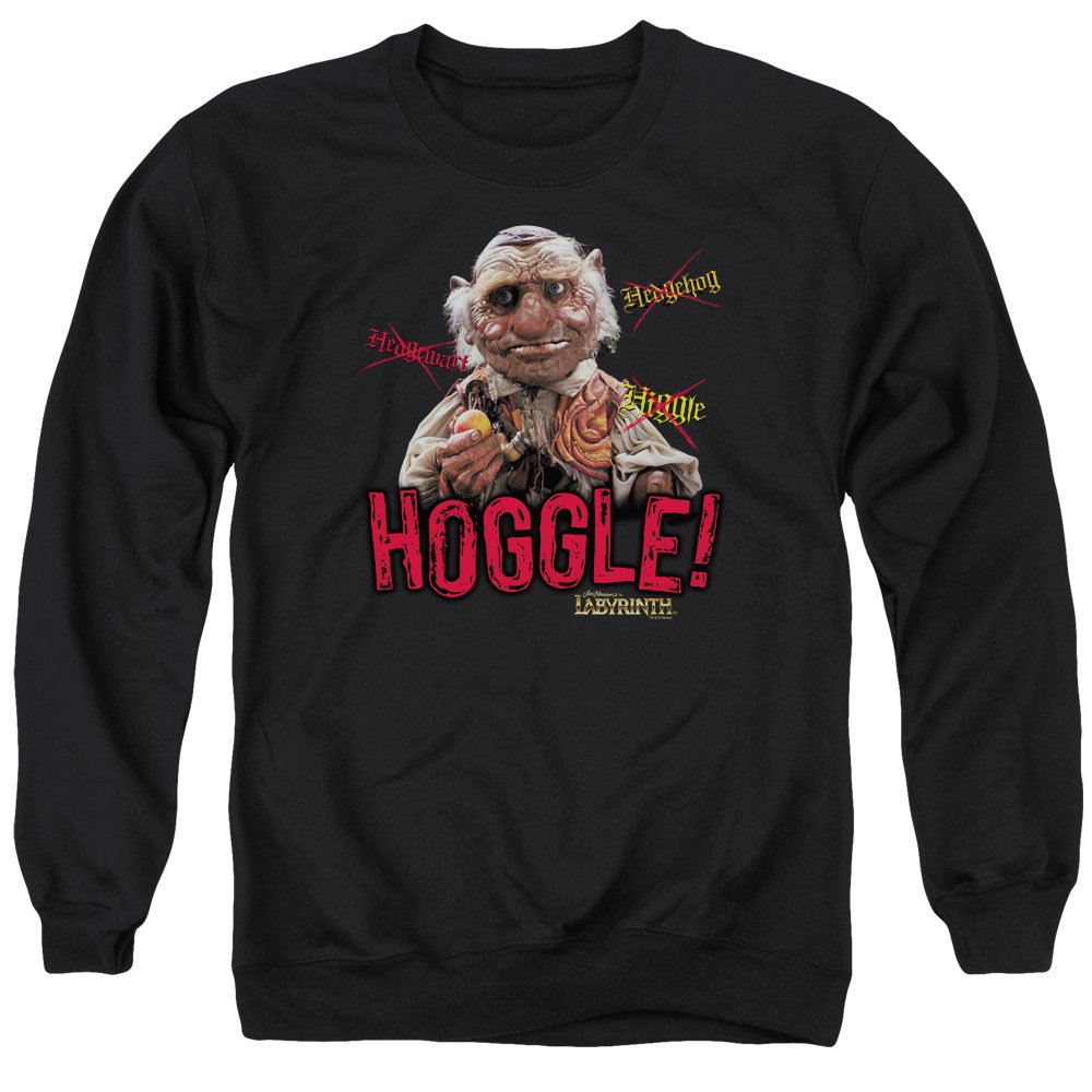 Labyrinth Hoggle Unisex Crewneck Sweatshirt for Adults - Comfortable Cotton Pullover for Men & Women - Perfect for Movie Nights, Cosplay, and Fantasy Fandom