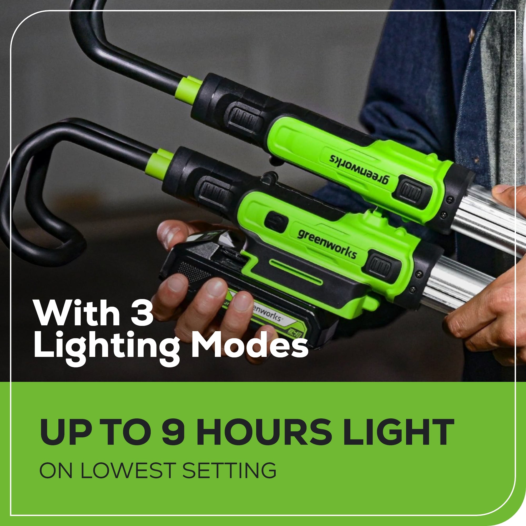24V Cordless Under Hood Work Light - Rechargeable LED Light for Car Engine Repair, Auto Maintenance, and DIY Projects (Tool Only) - Perfect for Mechanics and Home Garage Use