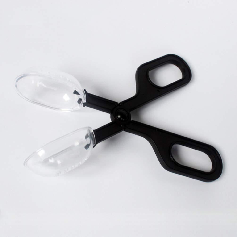 POPETPOP 3-Pack Reptile Feeding Tongs & Cleaning Tools Set - Stainless Steel Lizard Beetle Insect Catcher Clamp with Poop Scooper for Tortoise, Frog, Spider, Tarantula - Perfect for Terrarium Maintenance & Pet Feeding