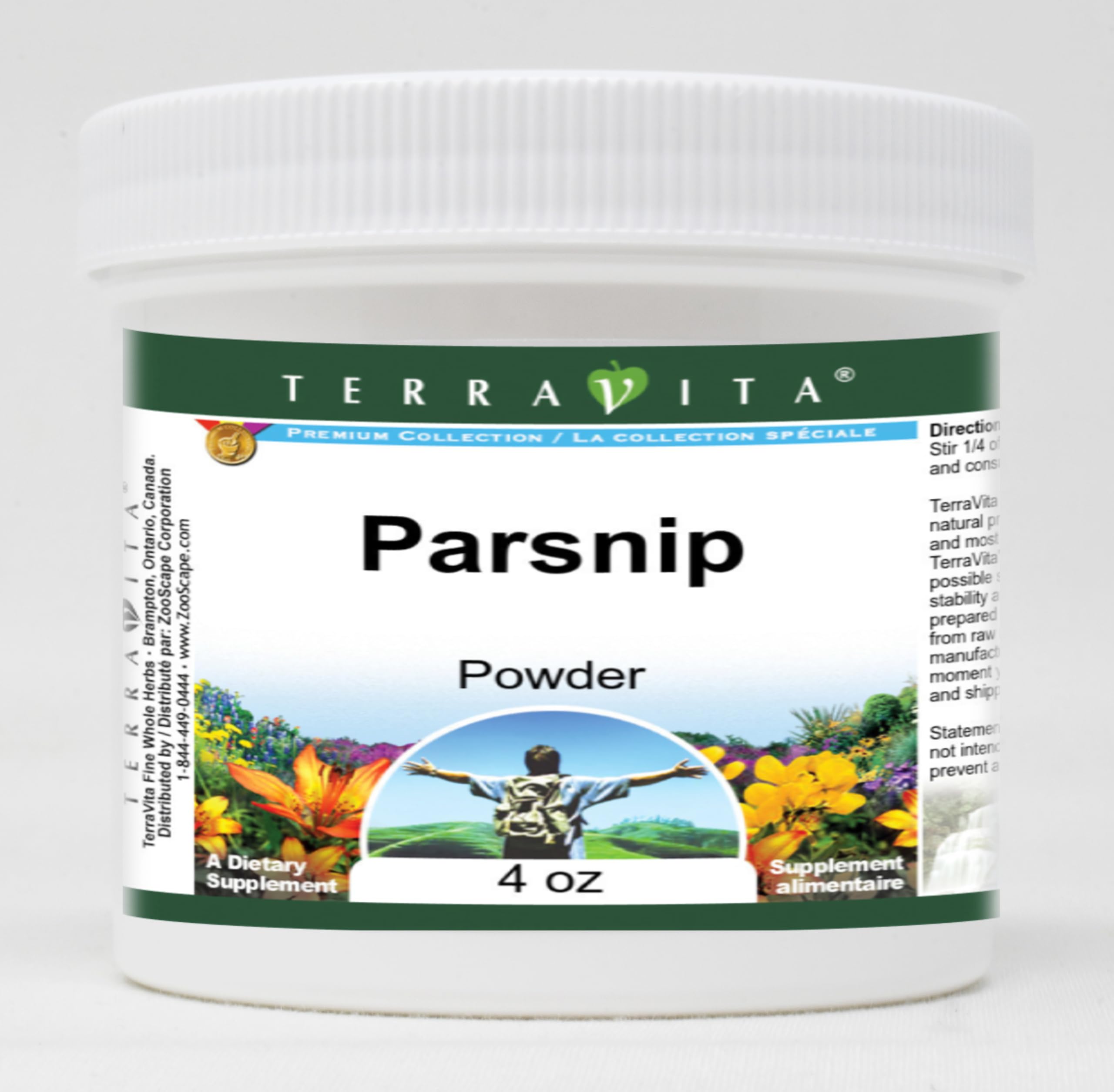 Organic Parsnip Powder 4 oz (3-Pack) - Gluten-Free, Non-GMO Root Vegetable Superfood for Smoothies, Baking & Healthy Recipes