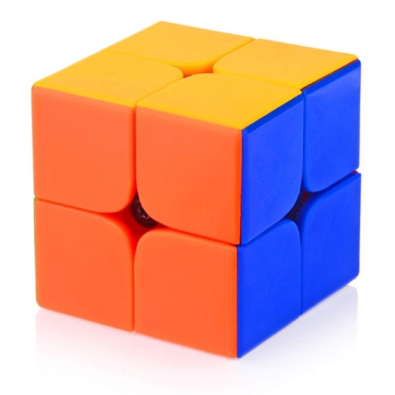 2x2x2 High-Speed Stickerless Magic Cube - Smooth & Durable Puzzle Toy for Kids & Adults - Perfect for Stress Relief, Brain Training & Gift Giving