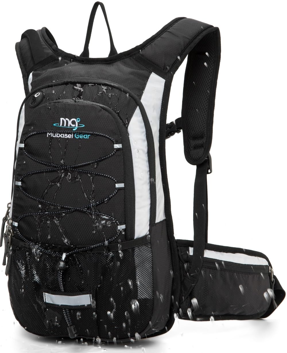 15L Lightweight Insulated Hydration Backpack with 2L Water Bladder - Perfect for Hiking, Running, Camping & Biking - Durable Daypack for Women & Men Outdoor Adventures