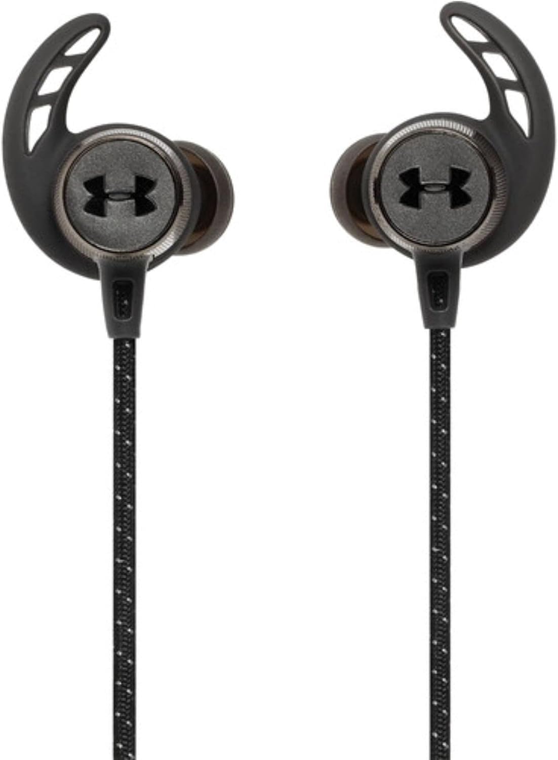 JBL Under Armour React Sport Wireless Bluetooth Earbuds - 9-Hour Battery Life, Sweatproof & Secure Fit for Running, Gym & Workouts (Black)