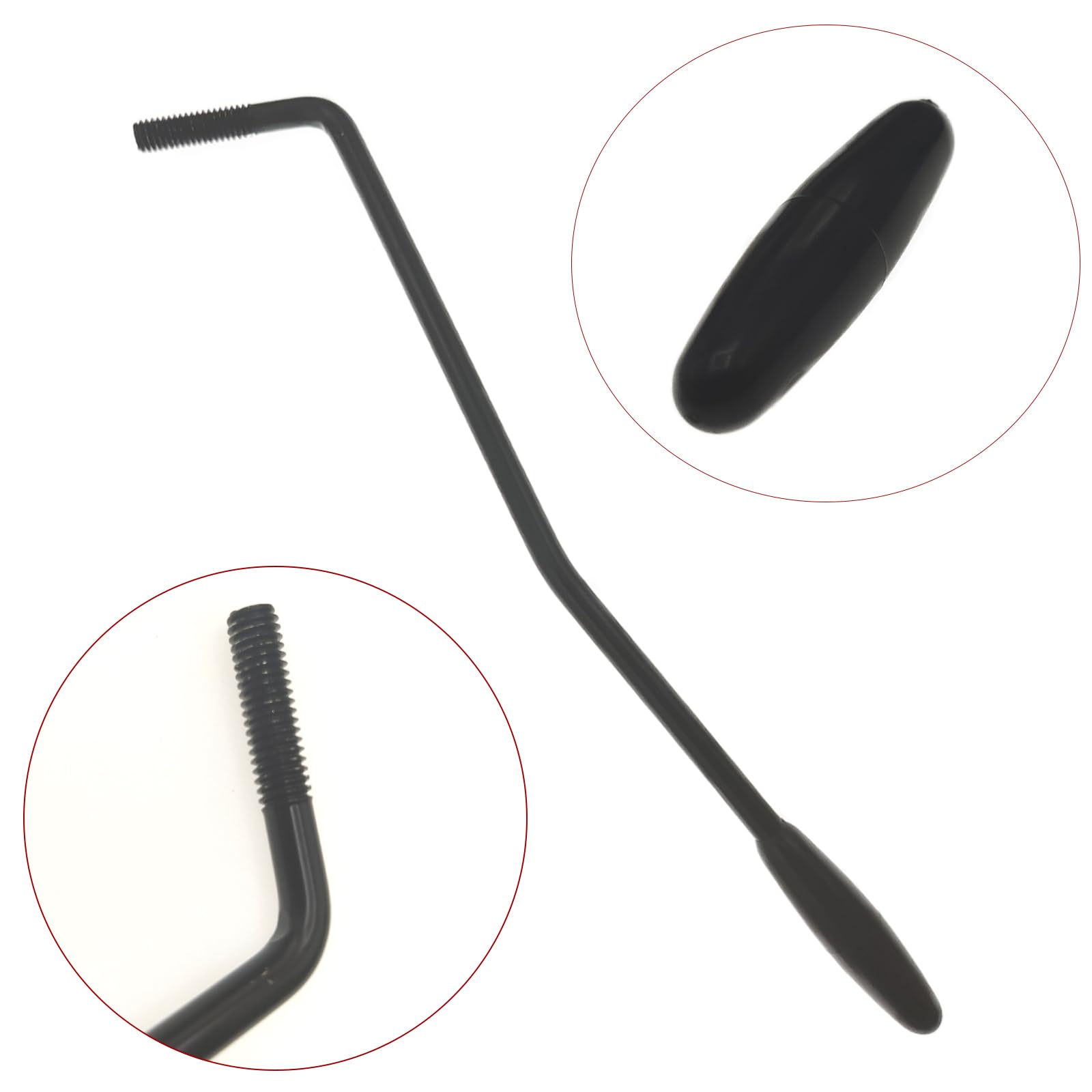 3-Pack Black Electric Guitar Whammy Bar - 6mm Thread Tremolo Arm for Fender Stratocaster - Perfect for Vibrato Effects & Smooth Pitch Bending - Ideal for Rock, Blues & Metal Performances