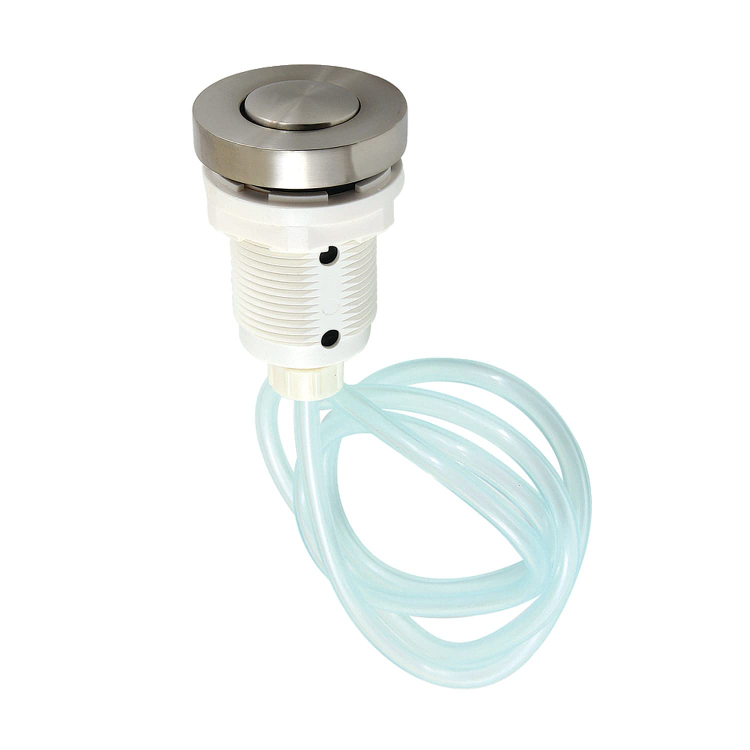 Kingston Brass KAM318 Brushed Nickel Garbage Disposal Air Switch Button - 2-7/8