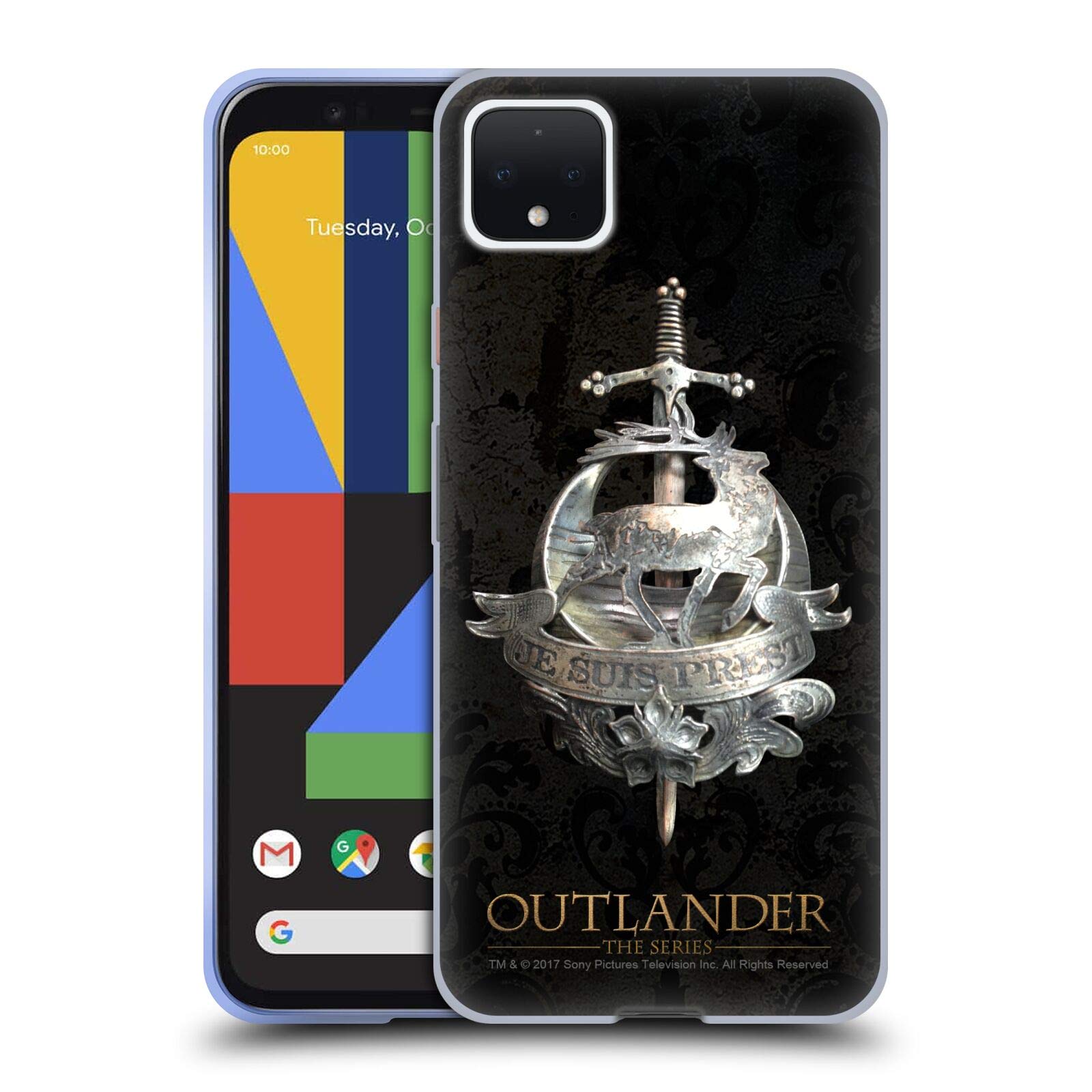 Outlander Fraser Brooch Gel Case for Google Pixel 4 XL - TV Show Inspired Protection