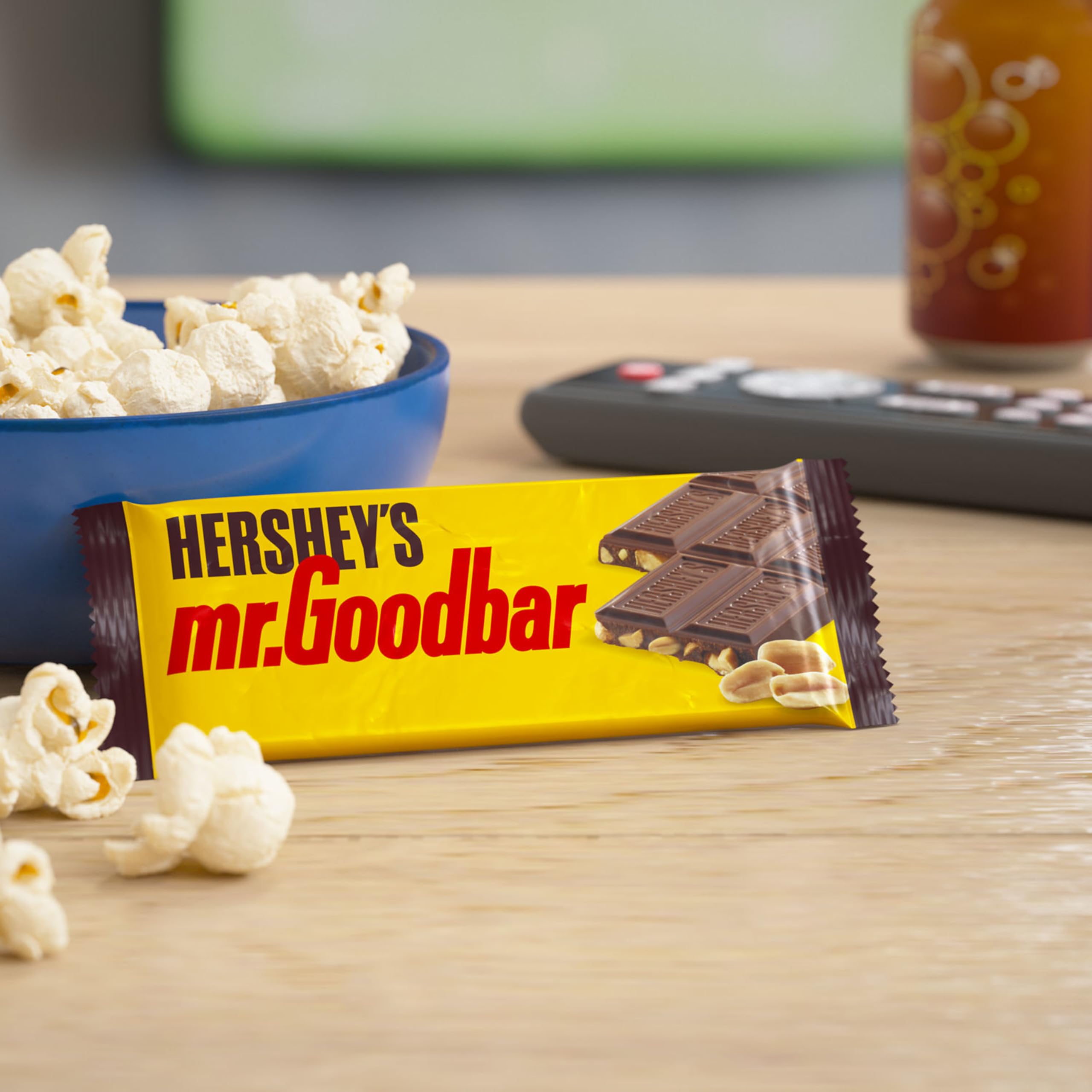 HERSHEY'S MR. GOODBAR Milk Chocolate with Peanuts Candy Bars - 1.75oz (36 Count) - Perfect for Halloween, Party Favors, Office Snacks & Gift Baskets