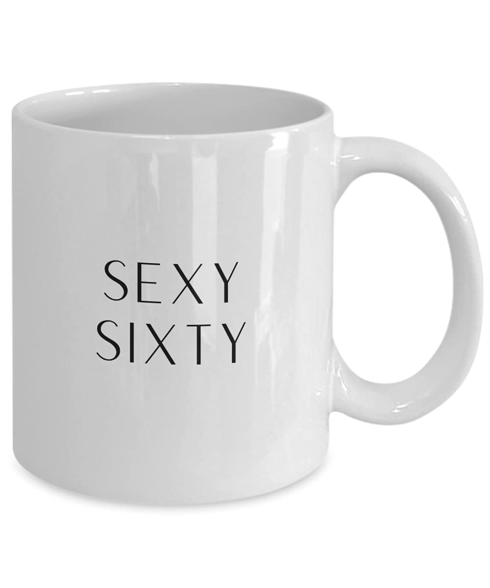 60th Birthday Gifts for Women - Elegant Coffee Tea Cup Mug for Mom & Grandma - Perfect 60th Birthday Party Decorations & Celebration Ideas - Great for Retirement, Milestone Birthday & Family Gatherings
