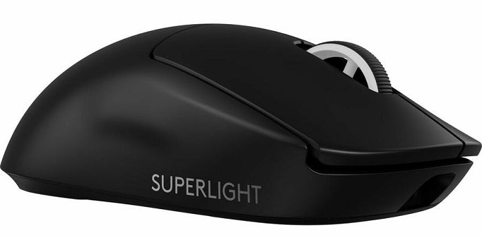Logitech PRO X SUPERLIGHT 2 LIGHTSPEED Wireless Gaming Mouse - Ultra Lightweight 60g, 2000Hz Polling Rate, Hero 2 Sensor (Black/White) - Perfect for Esports, FPS & MMO Gaming