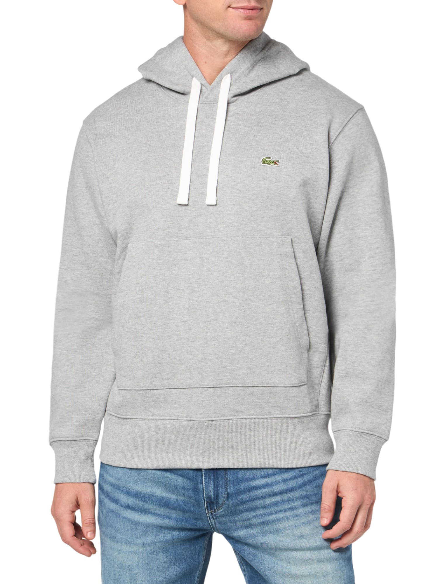 Lacoste Men's & Women's Organic Cotton Hoodie - Soft, Comfortable Pullover for Casual Wear, Gym & Outdoor Activities