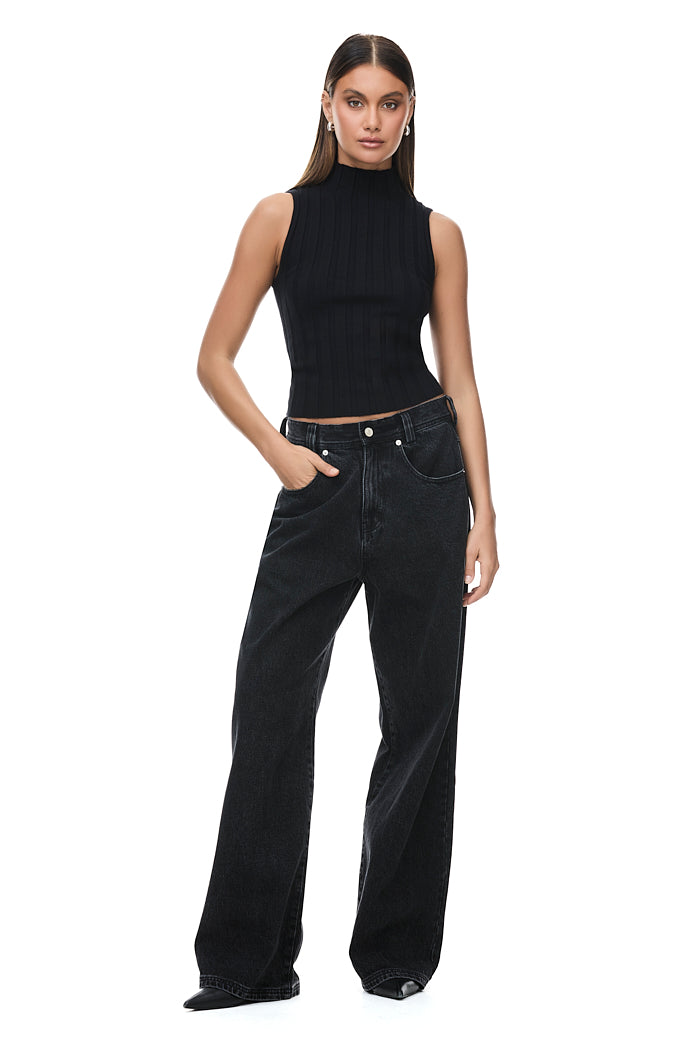Premium Maxwell Black Stretch Denim Jeans for Men - Slim Fit Comfortable & Stylish for Casual Wear, Office & Night Out