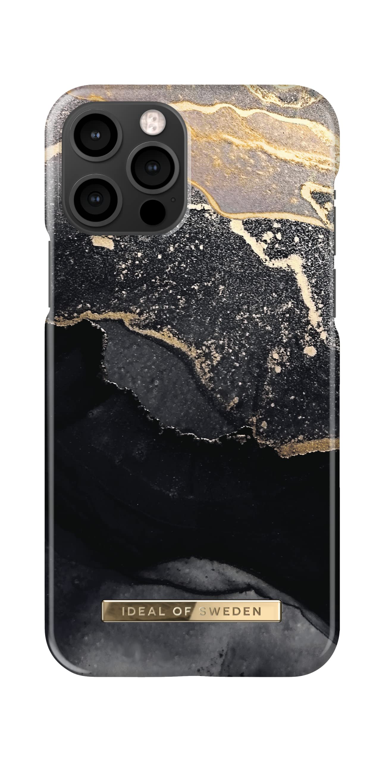 IDEAL OF SWEDEN Premium iPhone 12/12 Pro Case with Microfiber Lining & Qi Wireless Charging Support - Golden Twilight | Slim Protective Cover for Everyday Use & Travel