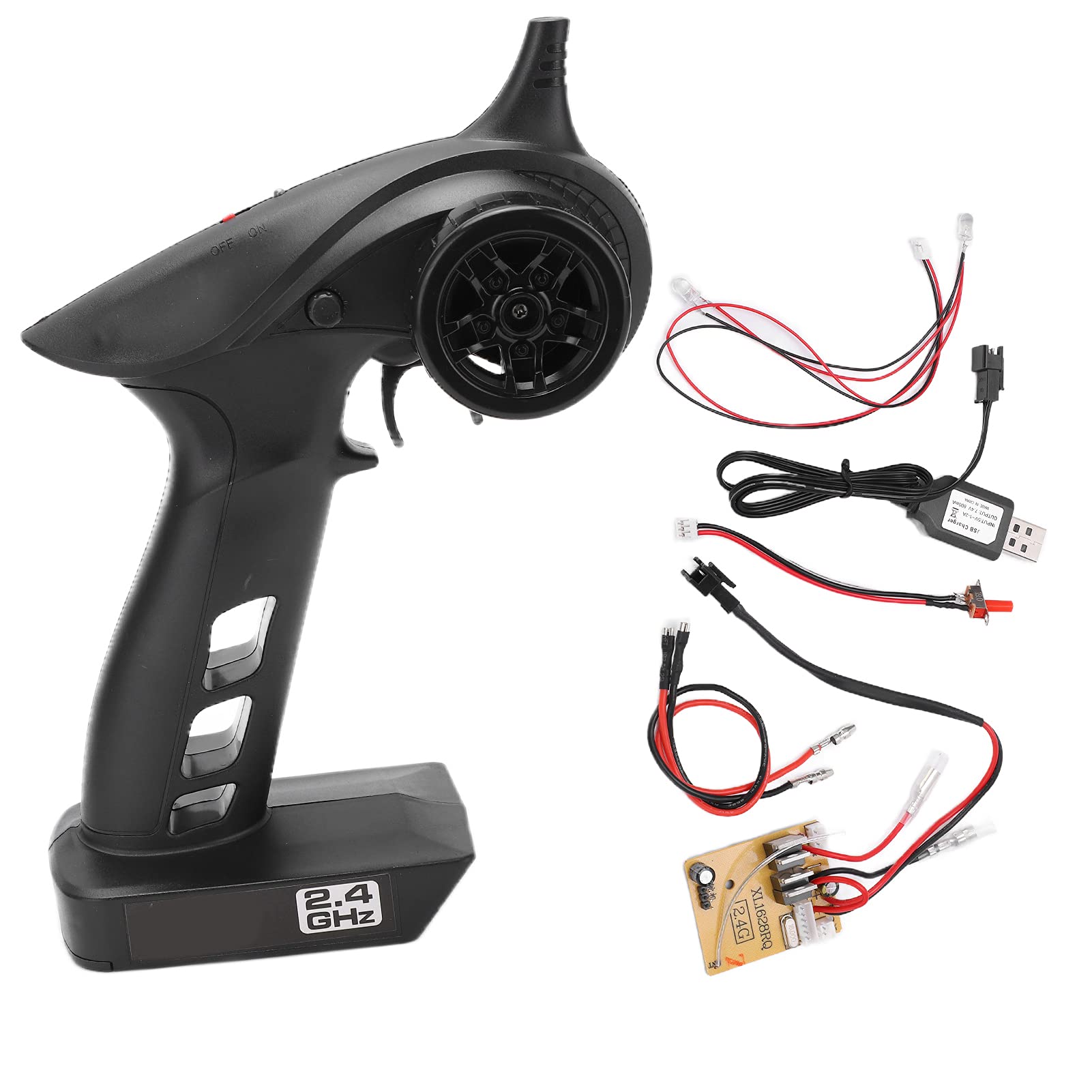 2.4G RC Transmitter Remote Controller Kit for MN86 MN86S MN86K MN86KS Model Cars, Boats & Tanks - Wireless Radio Control System for Hobby Vehicles, DIY Projects and Racing Accessories - Perfect for Indoor/Outdoor RC Car Racing and Watercraft Adventures