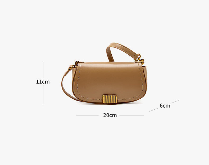 Stylish Single Strap Saddle Bag for Women - Trendy Crossbody Purse for Everyday Use, Work & Travel