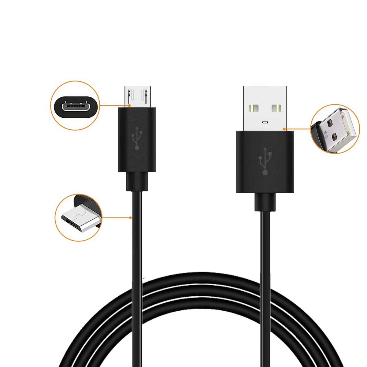 High-Speed USB Charging Cable for Microsoft Xbox One Controller - Durable Charger Cord for Xbox One Remote Game Controller - Perfect for Gaming, Streaming & Long Play Sessions