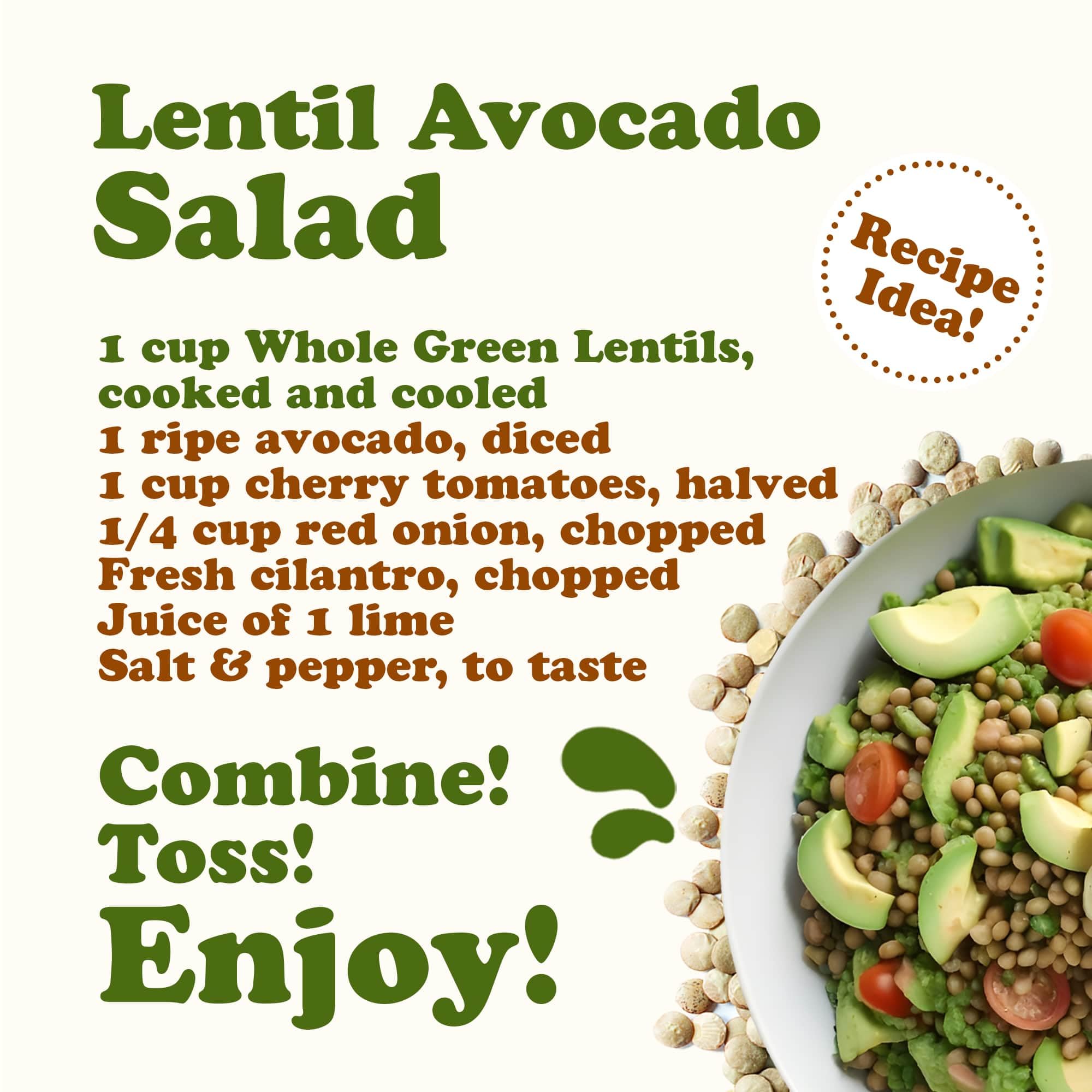 Food to Live - Organic Whole Green Lentils, 25 lbs | Raw Dried Lentils for Sprouting | Kosher & Vegan Certified | High in Fiber & Protein | No Soaking Required | Perfect for Soups, Salads & Healthy Meal Prep
