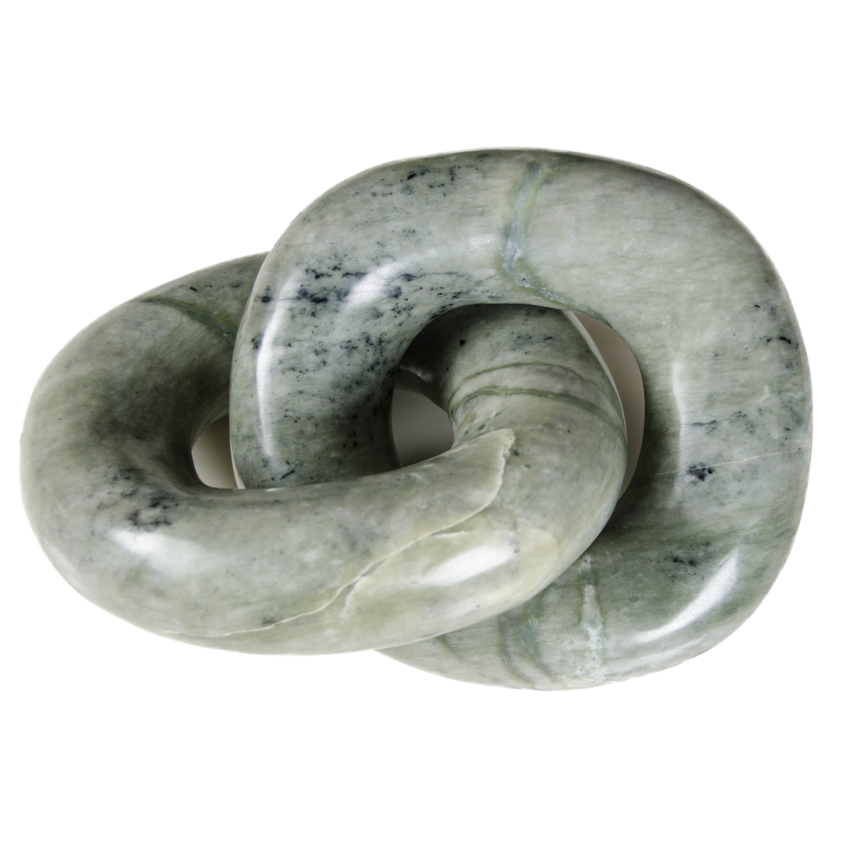 Premium Nephrite Jade Double Ring Link Bracelet - Elegant Handmade Jewelry for Women, Gift for Her - Perfect for Weddings, Parties & Special Occasions