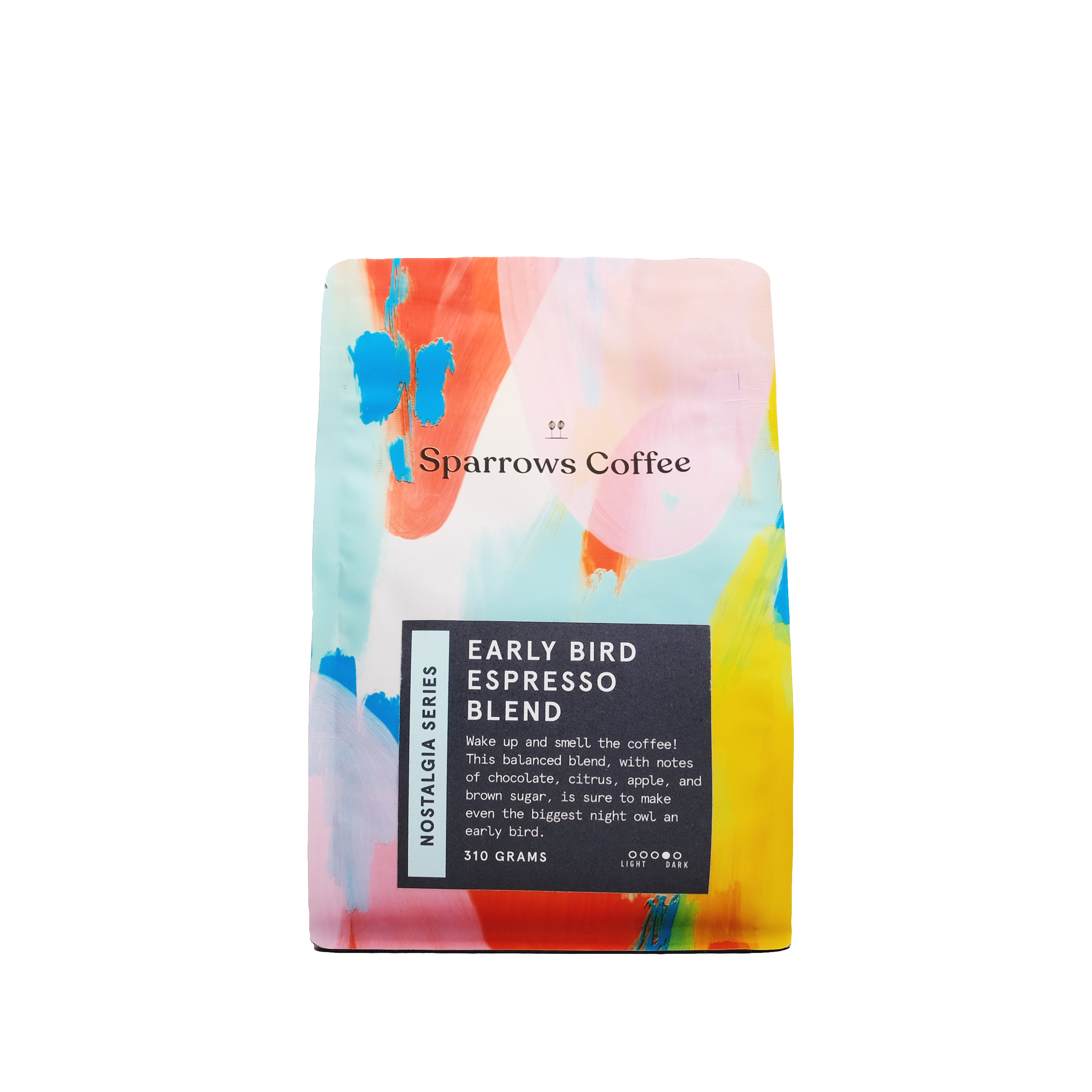 Premium Early Bird Espresso Blend Coffee - Rich & Bold Dark Roast Beans for Espresso Machines - Perfect for Morning Boost & Coffee Shops