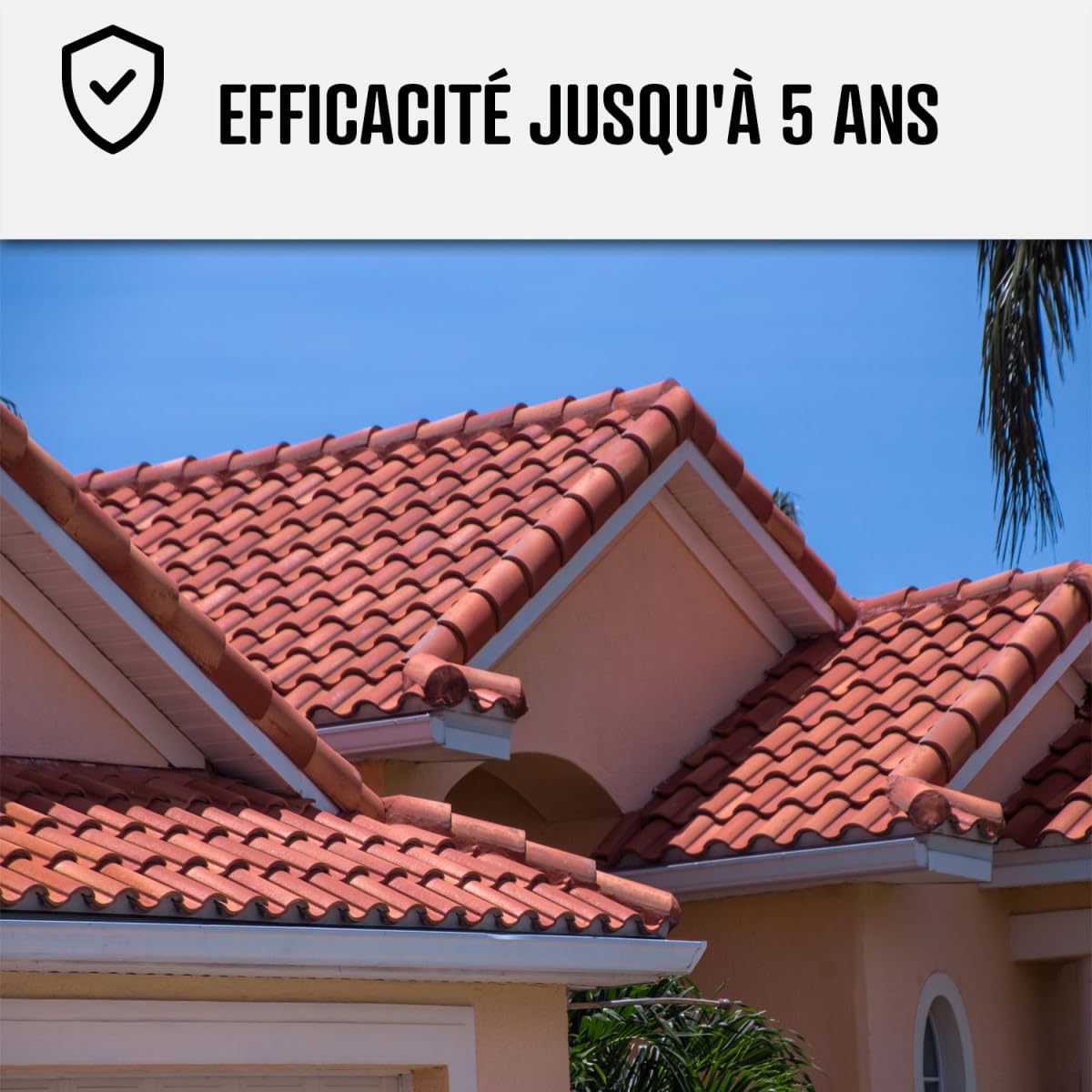 Colorless Waterproof Roof Coating for Porous Surfaces - IMPERTOITURE HYDRO - 5L (Covers 25m²) - ARCANE INDUSTRIES | Waterproof Sealant for Flat Roofs, Concrete & Masonry | DIY Home Repair & Weather Protection