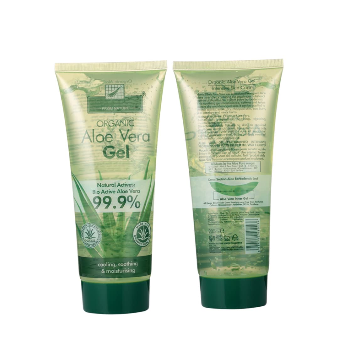 **1PC Aloe Vera Gel - Ultra Hydrating & Cooling Natural Moisturizer for Skin, Face & Hair | Non-Sticky Daily Hydration & Hair Conditioner | Perfect for Sunburn Relief, After-Sun Care & Daily Skincare**