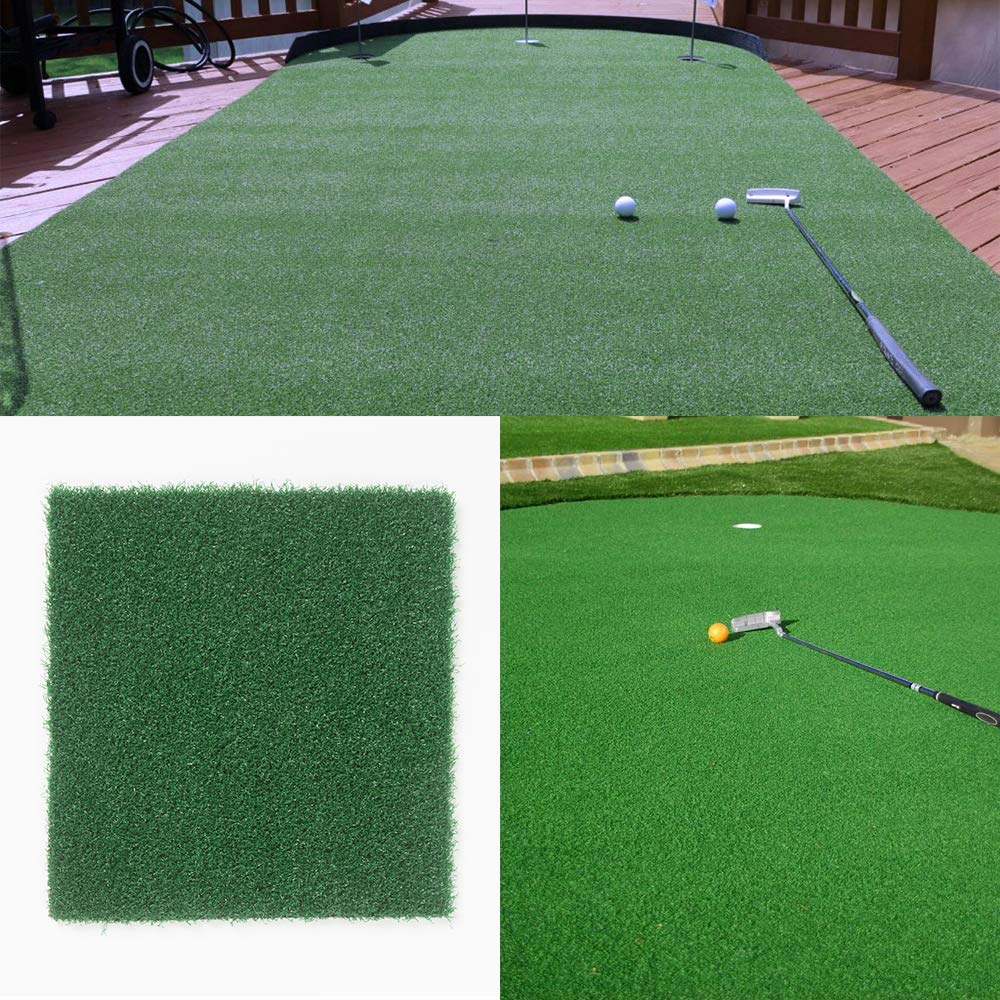 Premium Golf Putting Green & Hitting Mat - Professional Indoor/Outdoor Golf Training Mat for Home, Office & Backyard Practice