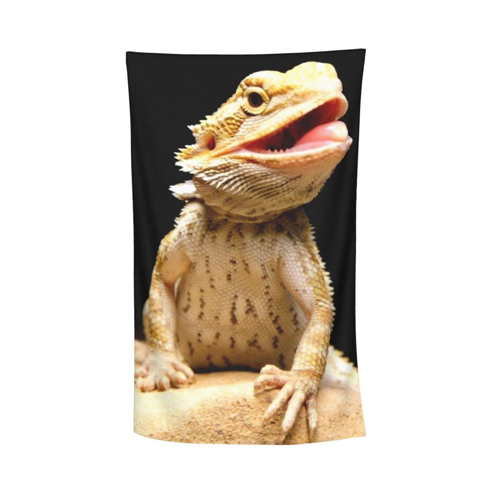 Bearded Dragons Beach Towel - Soft Microfiber Absorbent Bath Towel for Adults & Kids - Lightweight Quick-Dry Unisex Towel Blanket for Pool, Beach, Yoga, Gym and Travel