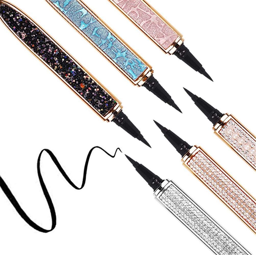 **Agaze Line N Lash Quick-Drying Liquid Eyeliner Pen – Self-Adhesive 2-in-1 Lash Glue & Eyeliner, Waterproof & Smudge-Proof for Long-Lasting Wear – Perfect for Everyday Makeup & Special Occasions (Dark Black)**